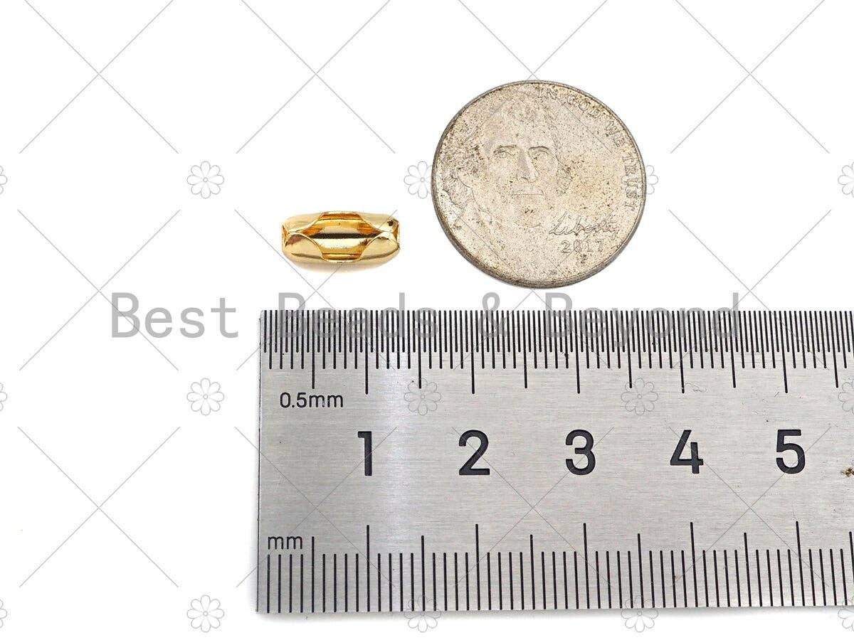 10 Pieces Gold Silver Ball Chain Clasp, Ball chain Closure Clasp, Jewelry Making Supplies Chain Findings, 5x11mm,sku#LD117