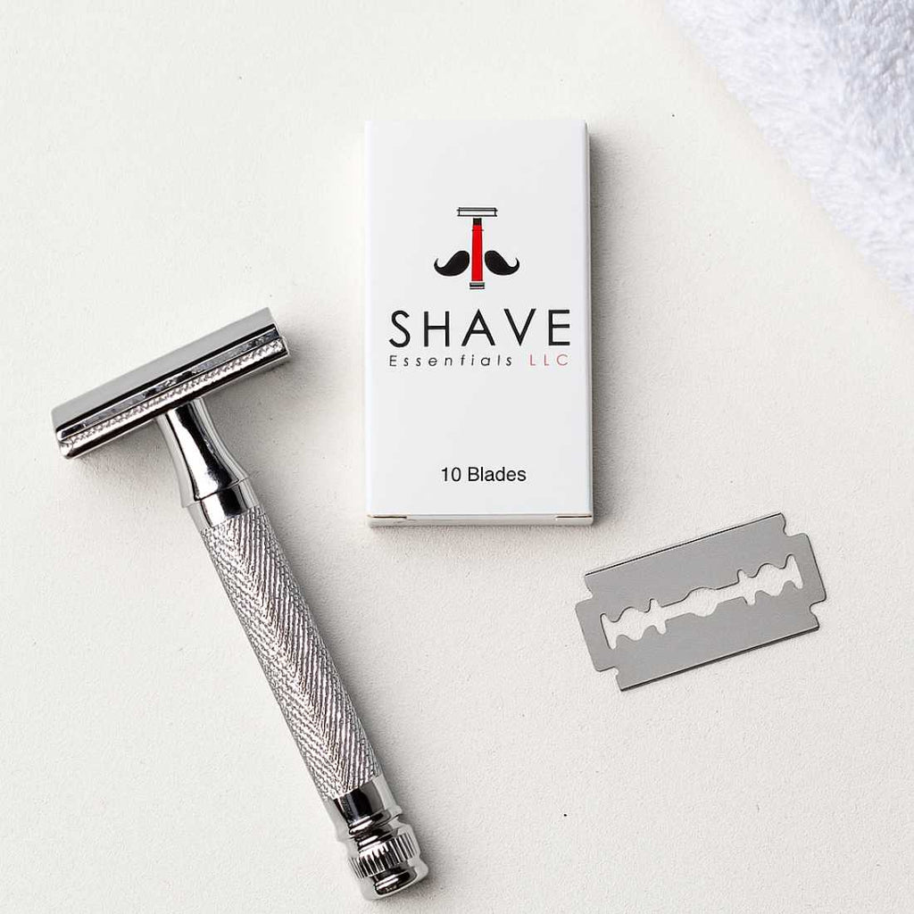 Double-Sided Safety Razor Blades - 20 Pack