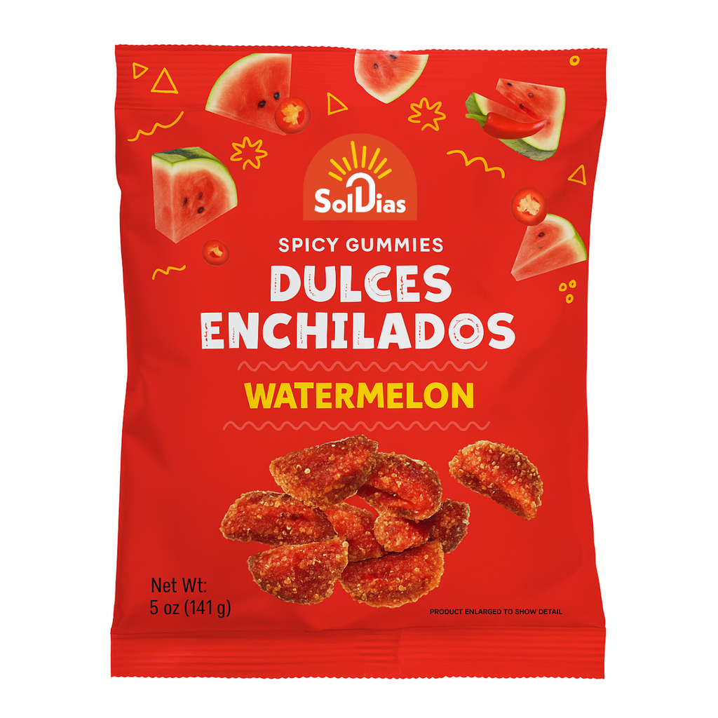 Dulces Enchilados - Spicy Watermelon Gummies 5oz